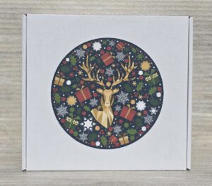 Pudełka świąteczne BN 3 tektura płaska biała