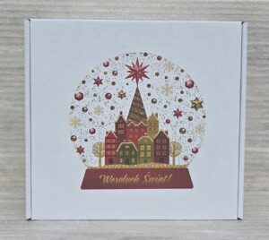 Pudełka świąteczne BN 4.1 tektura płaska biała