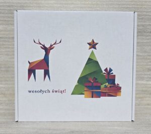 Pudełka świąteczne BN 9 tektura płaska biała